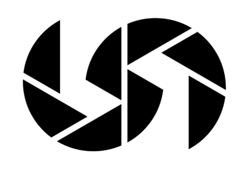 Logo Milan Stryja - posunutá závěrka objektivu ve tvaru písmene S